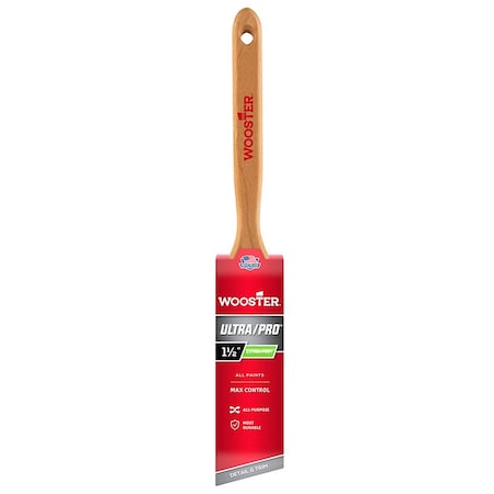 Wooster 1-1/2" Angle Sash Extra Firm, Nylon Bristle, Paint Brush 4153
